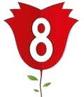 tulipan dzień kobiet logo